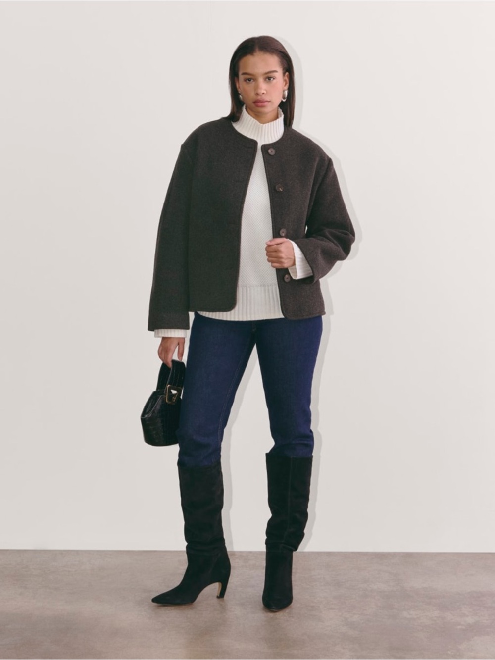NWT Everlane The Cocoon Coat in Wool - Picture 3 of 12